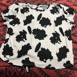 Cow print t shirt
